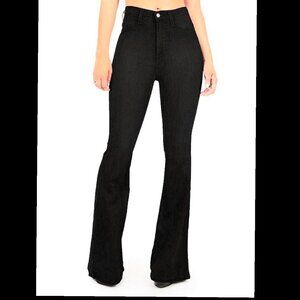 BANDOLINO DARK FLARE LEG JEANS